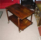 Danish Rosewood Serving Trolley by Poul Hundevad thumbnail 4