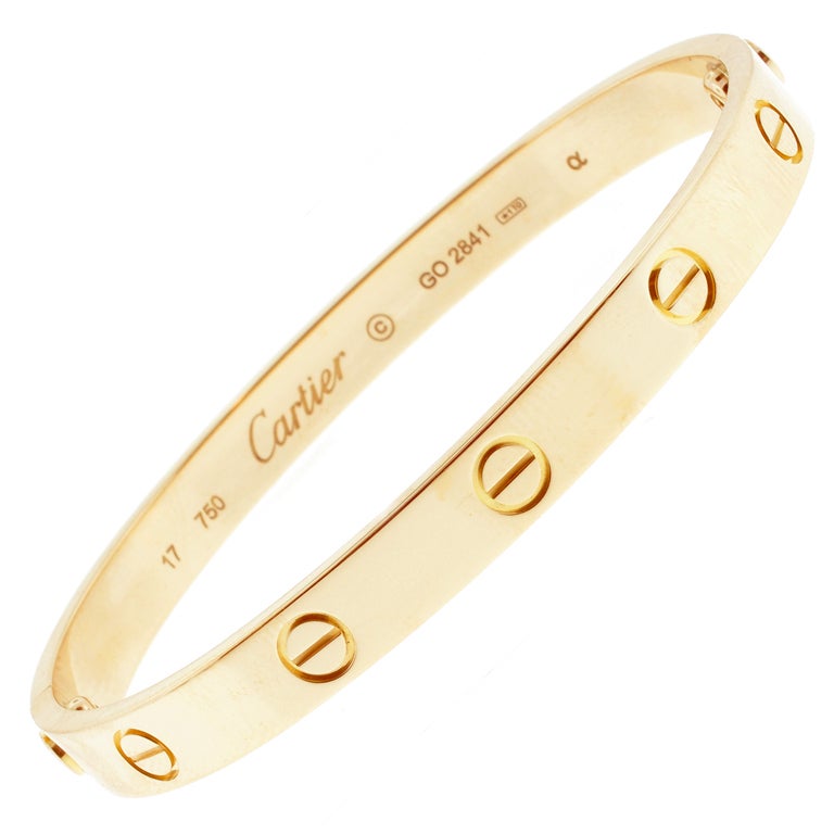 Cartier LOVE Bracelet in Rose Gold