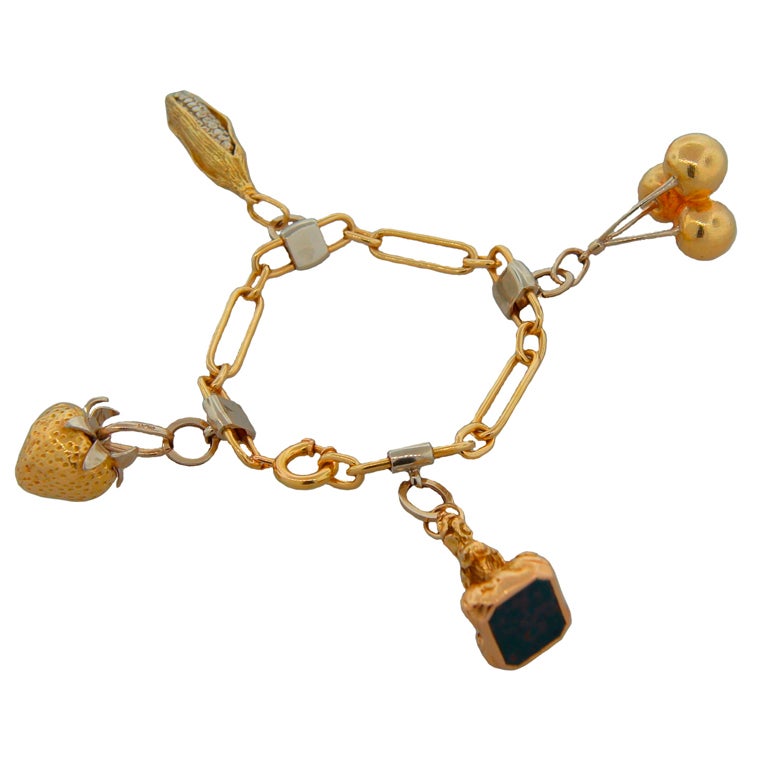 diamants légers de cartier 18ct yellow gold and diamond bracelet