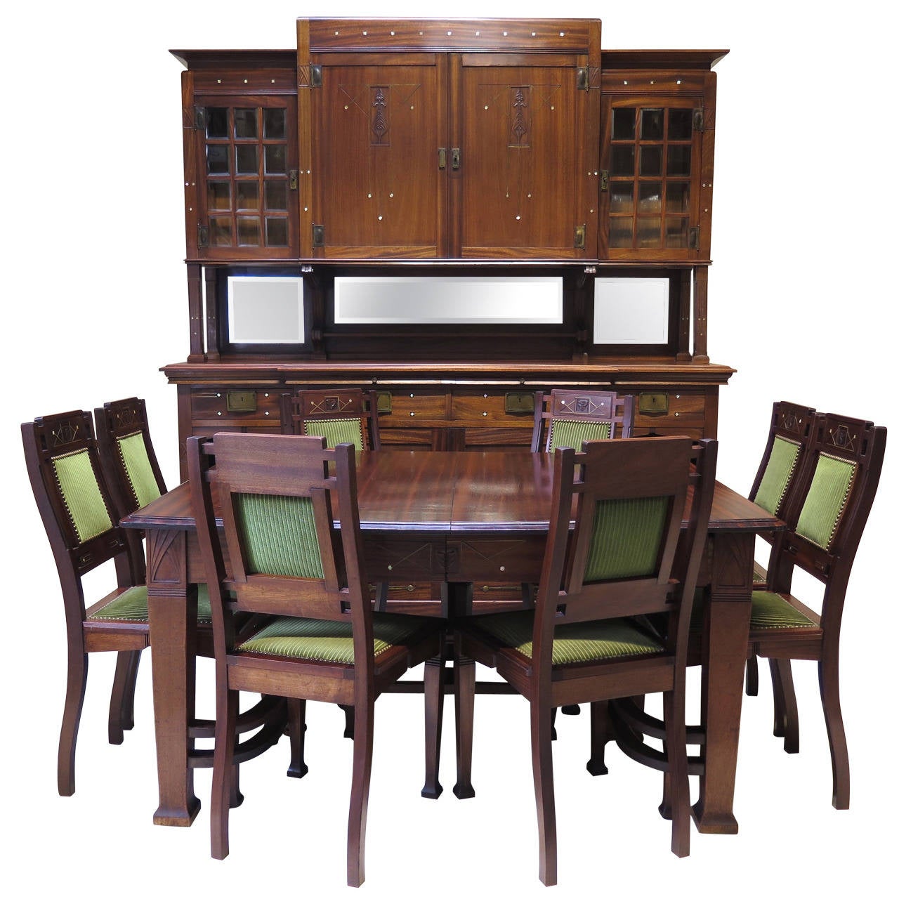 Arts and Crafts Dining Room Set, Early 1900s at 1stdibs