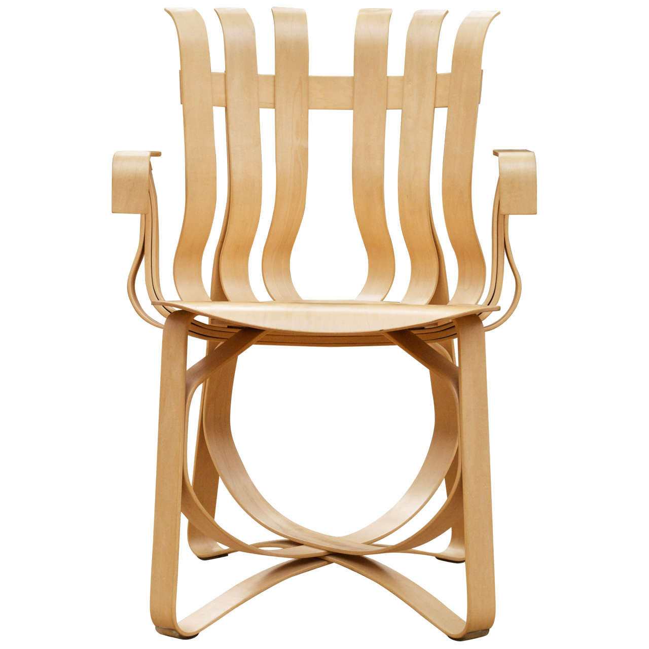 Frank Gehry Hat Trick arm chair for Knoll, 1998
