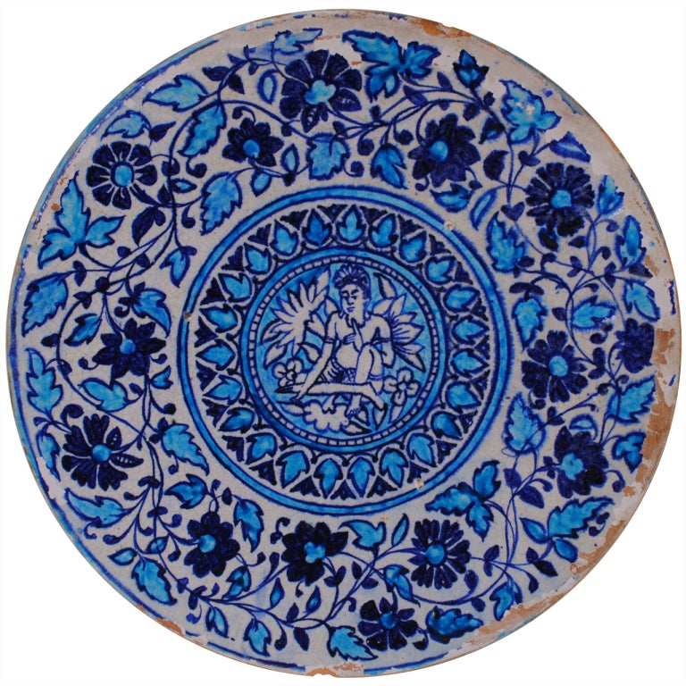 Moroccan ceramic charger, 19th century