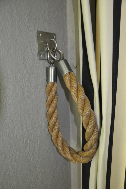 Nautical Curtain Tie Back Hooks 