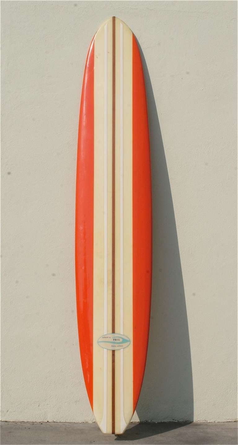 Vintage Longboard Surfboard 10
