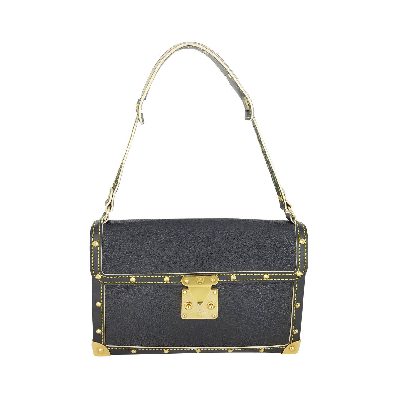 Louis Vuitton Black Suhali L&#39;Aimable Limited Edition small Shoulder Bag. at 1stdibs