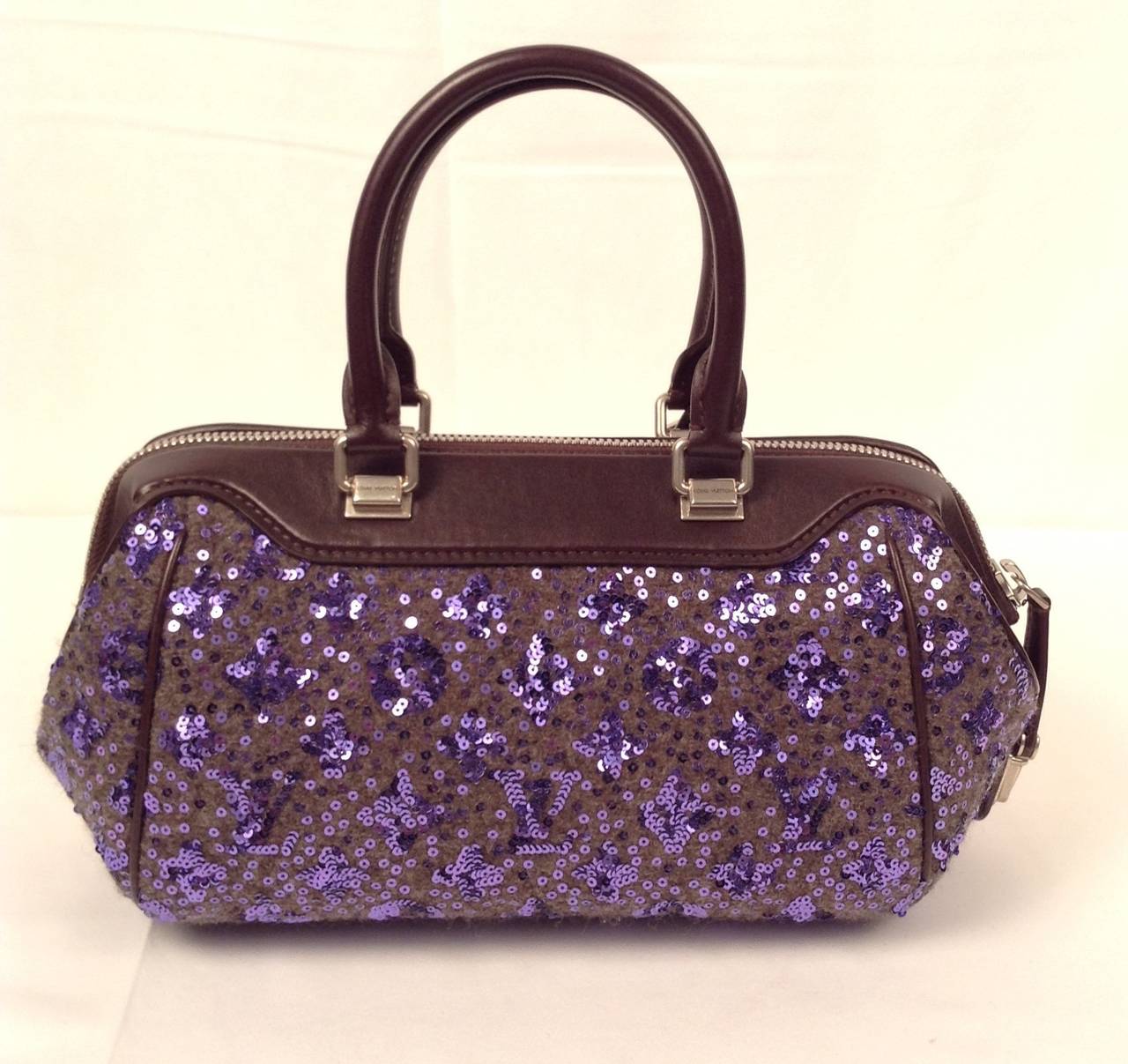 Louis Vuitton Limited Edition Purple Monogram Sunshine Express Baby Bag image 2